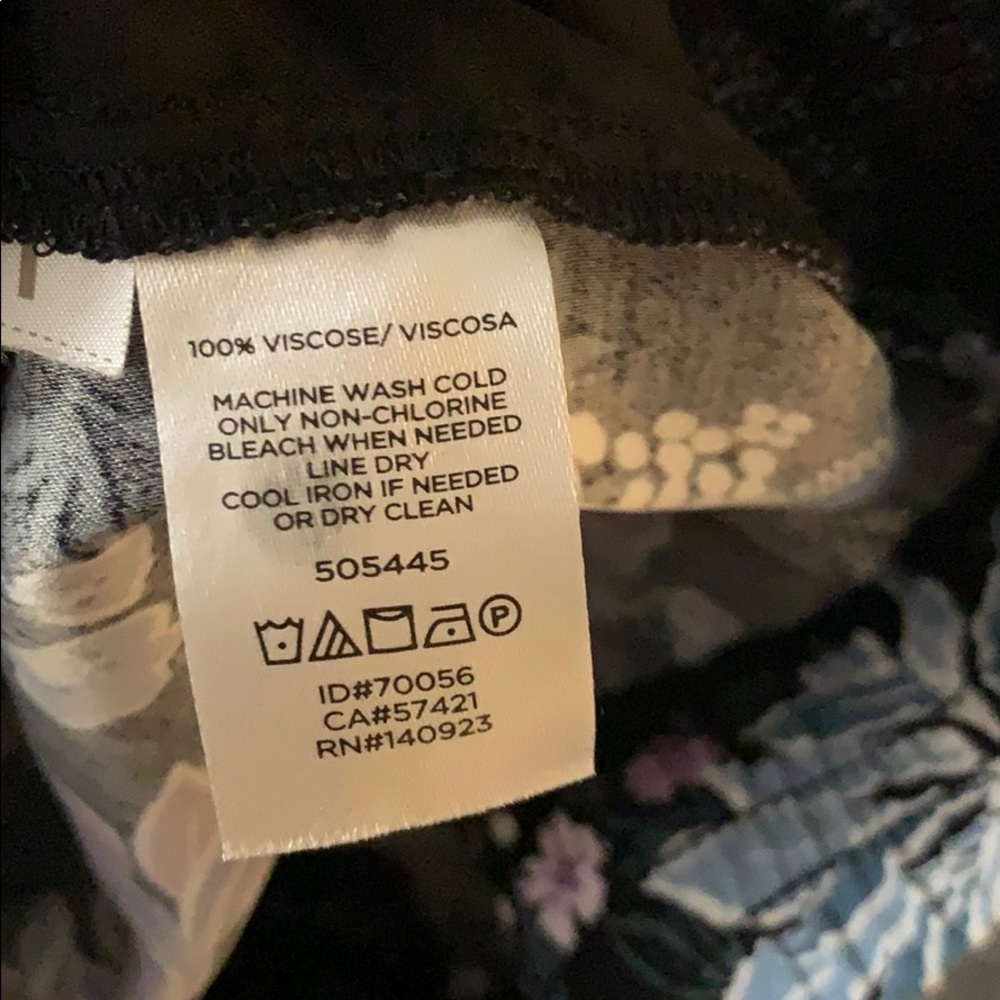 LOFT Floral Drawstring Pants - Picture 6 of 6